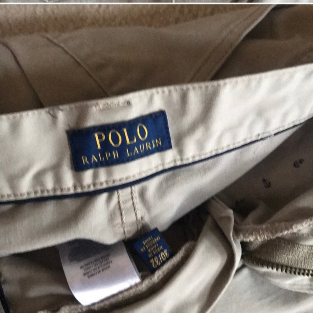 Khaki Stretch Pants Ralph Lauren Polo 30/32